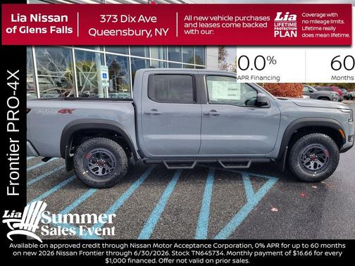 Boulder Gray Metallic 2026 Nissan Frontier PRO-4X
