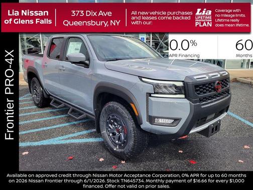 Boulder Gray Metallic 2026 Nissan Frontier PRO-4X