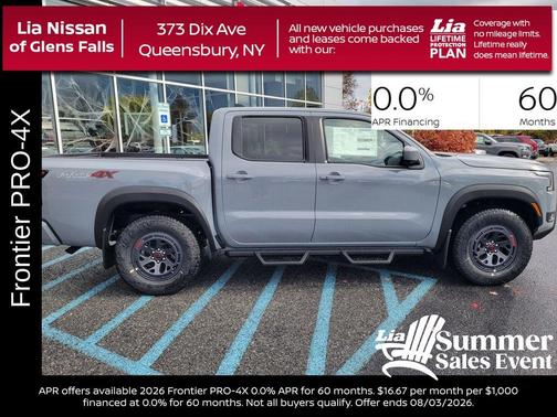 Boulder Gray Metallic 2026 Nissan Frontier PRO-4X