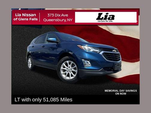 Pacific Blue Metallic 2019 Chevrolet Equinox 1LT