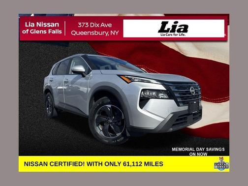 Brilliant Silver Metallic 2024 Nissan Rogue SV