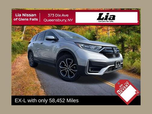 Lunar Silver Metallic 2022 Honda CR-V EX-L