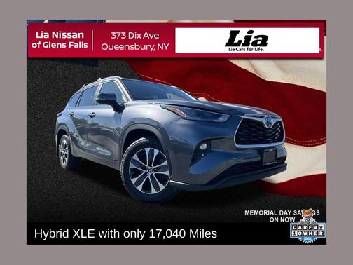Magnetic Gray Metallic 2024 Toyota Highlander Hybrid XLE
