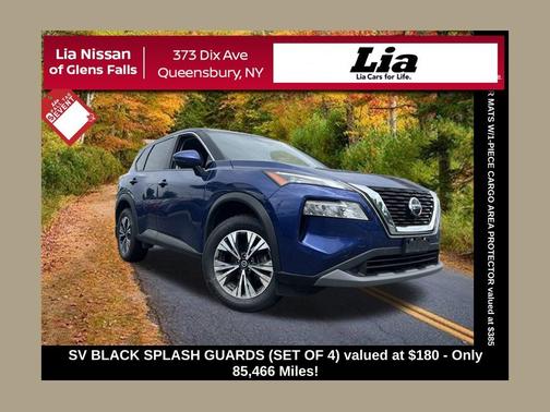 Caspian Blue 2021 Nissan Rogue SV