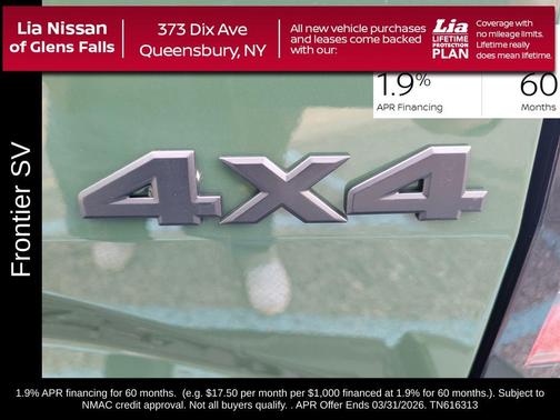 2026 Nissan Frontier SV