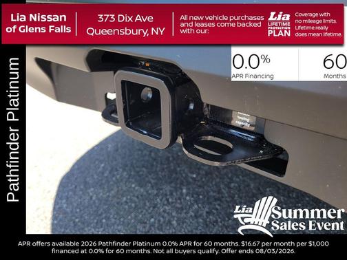 Gun Metallic 2026 Nissan Pathfinder Platinum