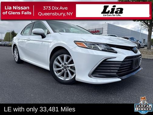 White 2022 Toyota Camry LE