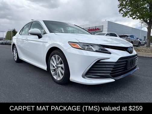 White 2022 Toyota Camry LE