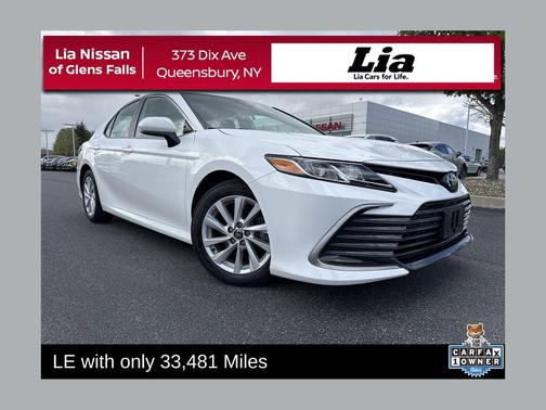 White 2022 Toyota Camry LE