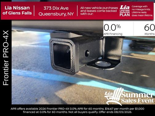 Glacier White 2026 Nissan Frontier PRO-4X