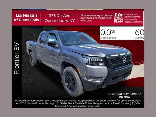 Gun Metallic 2026 Nissan Frontier SV