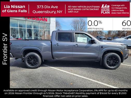 Gun Metallic 2026 Nissan Frontier SV