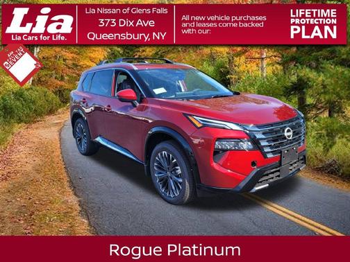 Scarlet Ember Tintcoat 2026 Nissan Rogue Platinum