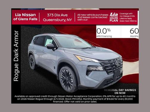 Boulder Gray Metallic 2026 Nissan Rogue Dark Armor