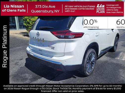 2026 Nissan Rogue Platinum