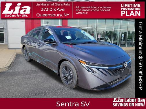 Gun Metallic 2026 Nissan Sentra SV