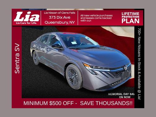 Gun Metallic 2026 Nissan Sentra SV