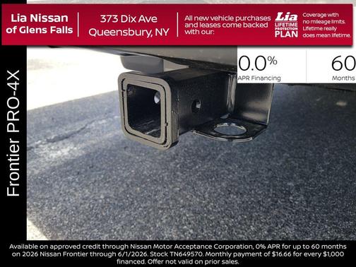 Glacier White 2026 Nissan Frontier PRO-4X