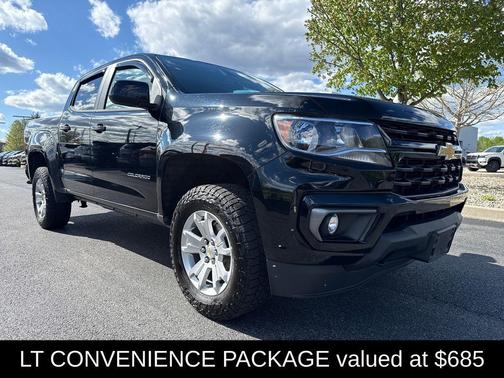 Black 2022 Chevrolet Colorado LT