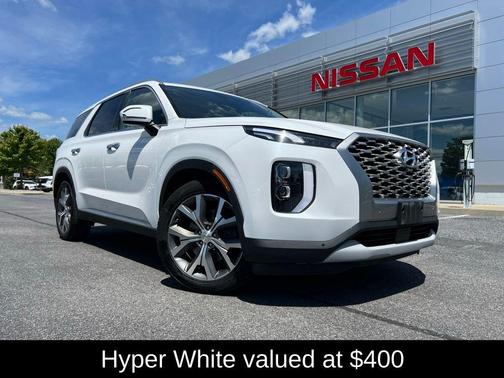 Hyper White 2021 Hyundai PALISADE SEL