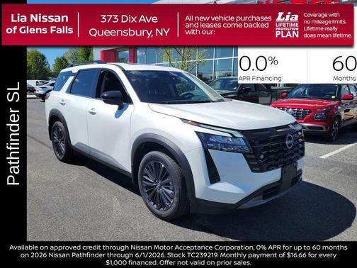 Everest White P 2026 Nissan Pathfinder SL