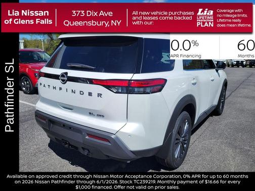 Everest White P 2026 Nissan Pathfinder SL