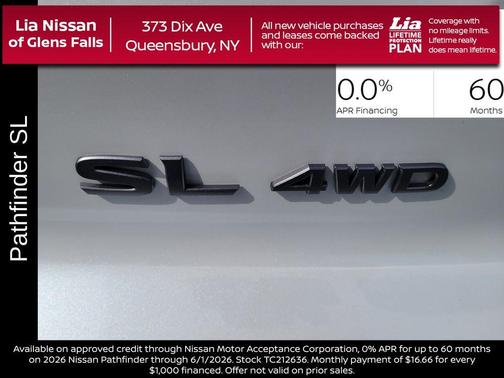 Everest White P 2026 Nissan Pathfinder SL