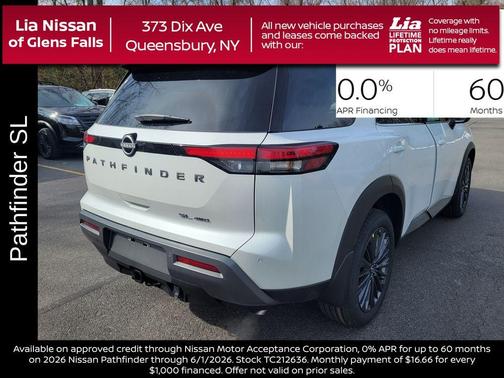 Everest White P 2026 Nissan Pathfinder SL