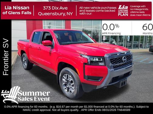 Red Alert 2026 Nissan Frontier SV