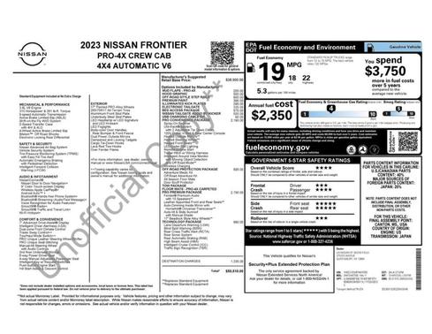 Baja Storm 2023 Nissan Frontier PRO-4X