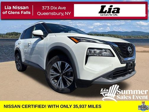White 2023 Nissan Rogue SV