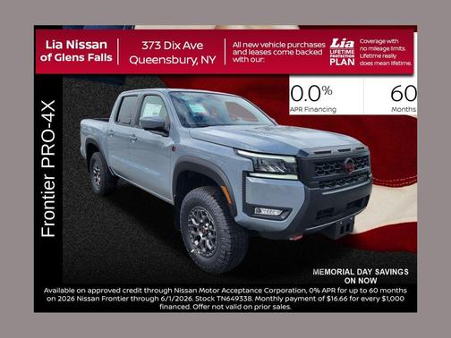 Boulder Gray Metallic 2026 Nissan Frontier PRO-4X