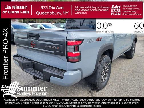 Boulder Gray Metallic 2026 Nissan Frontier PRO-4X w/R Package