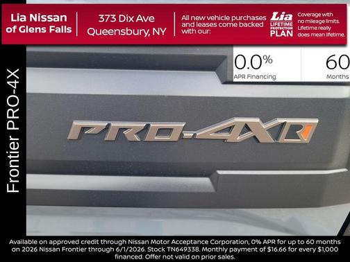 Boulder Gray Metallic 2026 Nissan Frontier PRO-4X