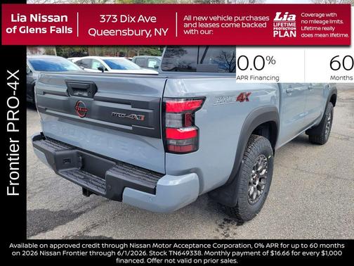 Boulder Gray Metallic 2026 Nissan Frontier PRO-4X