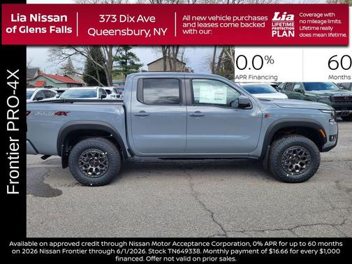 Boulder Gray Metallic 2026 Nissan Frontier PRO-4X