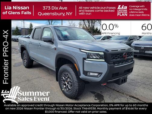 Boulder Gray Metallic 2026 Nissan Frontier PRO-4X w/R Package
