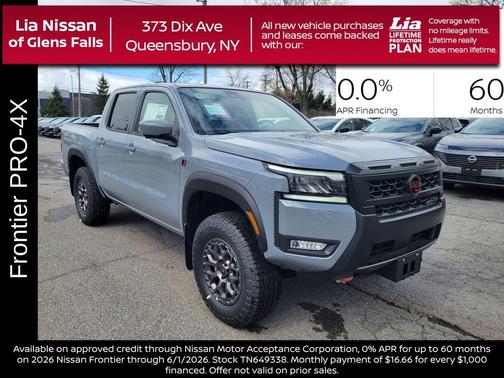Boulder Gray Metallic 2026 Nissan Frontier PRO-4X