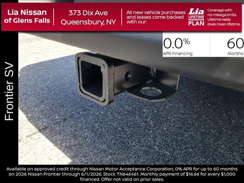 Bluestone Pearl 2026 Nissan Frontier SV
