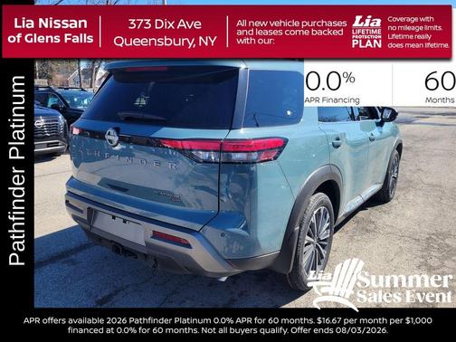 Baltic 2026 Nissan Pathfinder Platinum