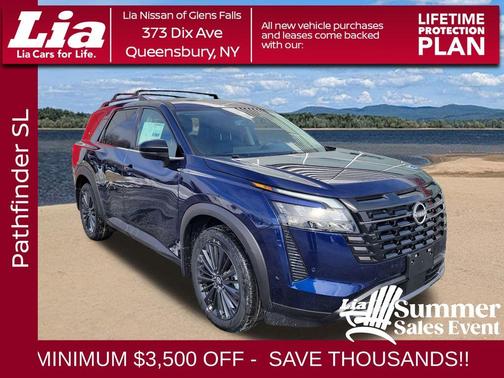 Deep Ocean Blue 2026 Nissan Pathfinder SL