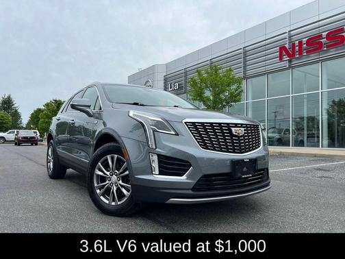 Satin Steel Metallic 2022 Cadillac XT5 Premium Luxury