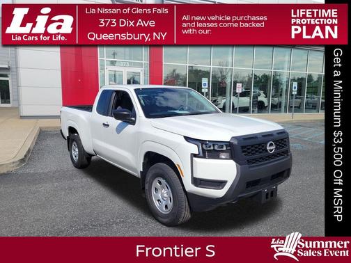 Glacier White 2026 Nissan Frontier S