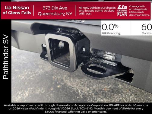 Gun Metallic 2026 Nissan Pathfinder SV