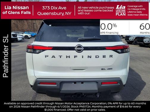 Pearl 2026 Nissan Pathfinder SL
