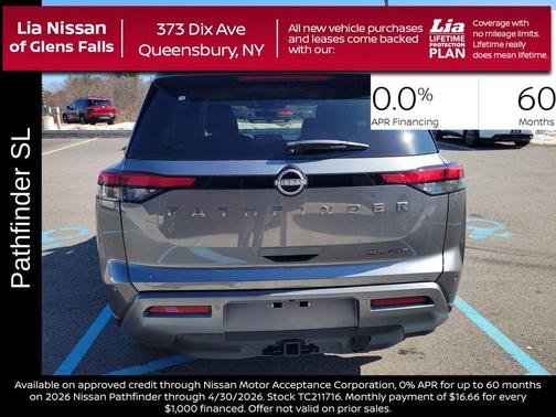 Gun Metallic 2026 Nissan Pathfinder SL
