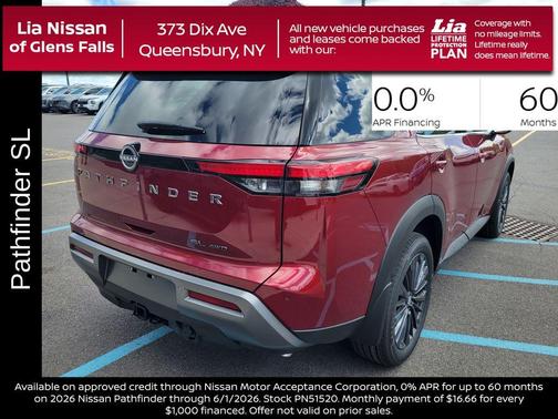 Scarlet Ember Tintcoat 2026 Nissan Pathfinder SL