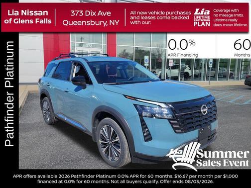 Baltic 2026 Nissan Pathfinder Platinum