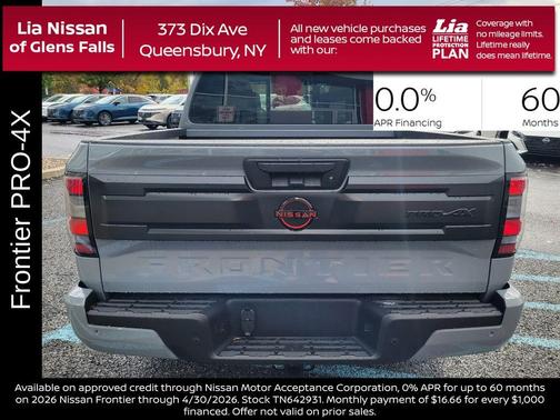 Boulder Gray Metallic 2026 Nissan Frontier PRO-4X