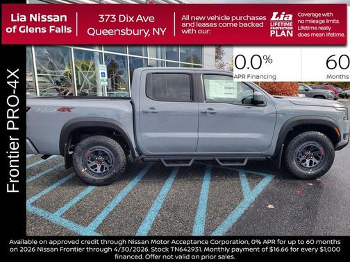 Boulder Gray Metallic 2026 Nissan Frontier PRO-4X